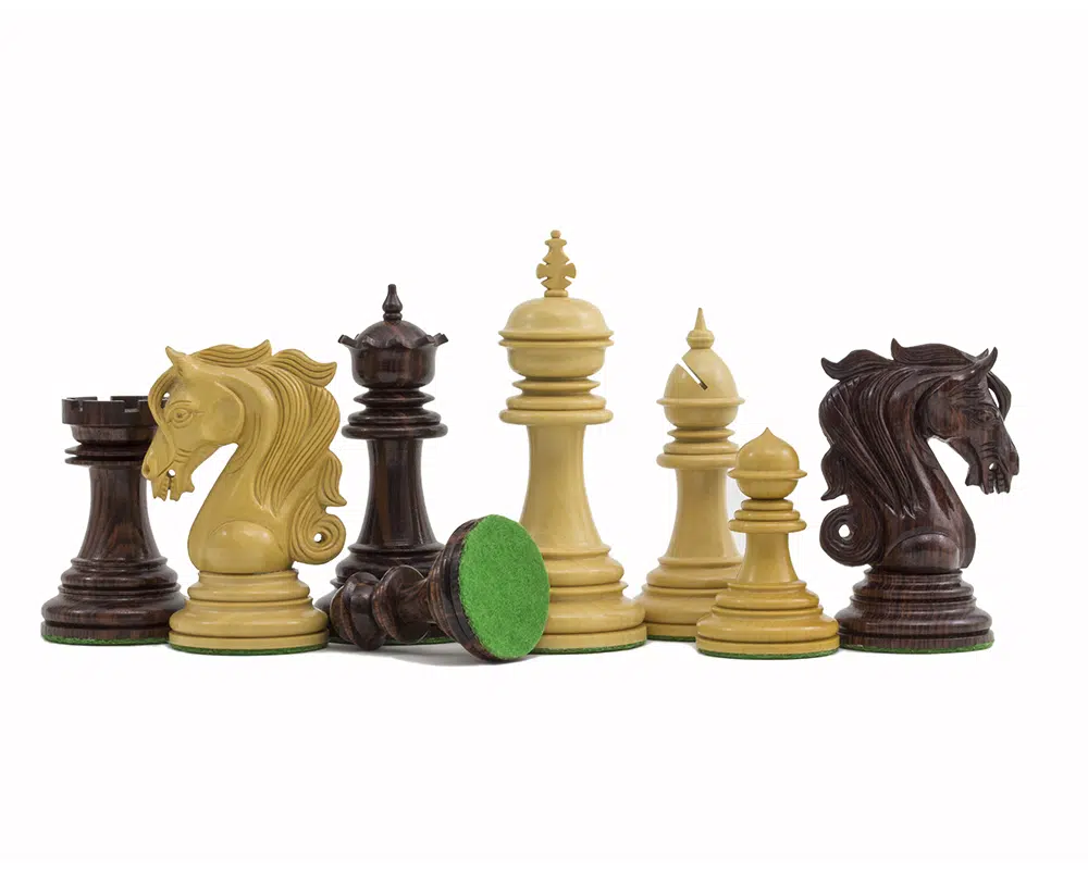 Jeu d'Echecs "Porte du Roi" en Bois de Rose