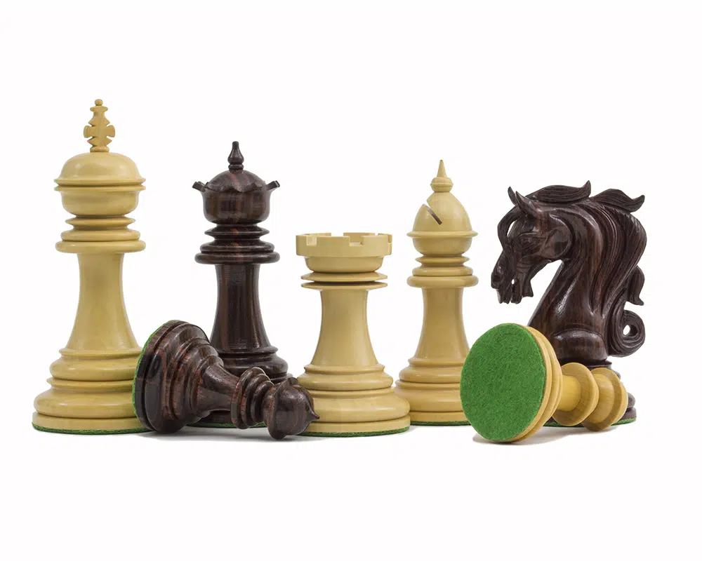 Jeu d'Echecs "Porte du Roi" en Bois de Rose