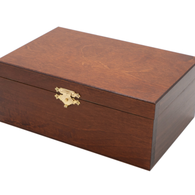 Coffret de Rangement en Bois de Bouleau (Hauteur de Roi = 8 cm)