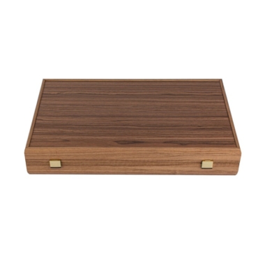 Backgammon en Bois de Noyer avec Supports Latéraux