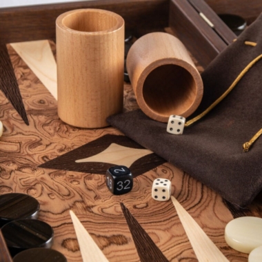 Backgammon en Ronce de Noyer