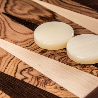 Backgammon en Ronce de Noyer