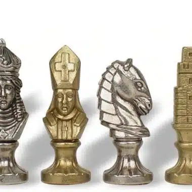 Jeu d'Echecs en Métal Médiéval II