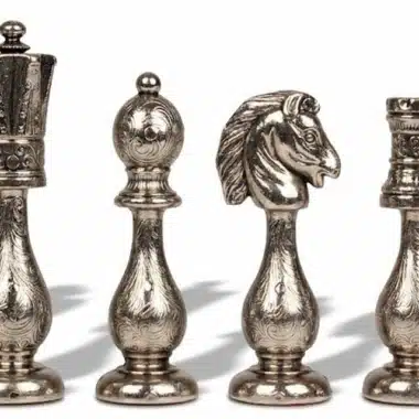Jeu d'Echecs en Métal Arabic Style – Image 3