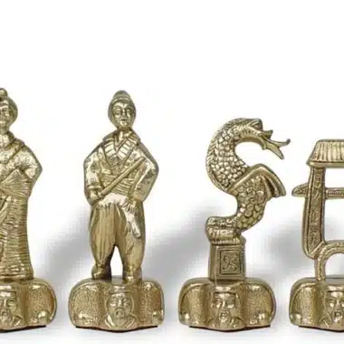 Alternative view of Jeu d'Echecs en Métal Samouraï
