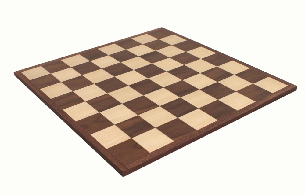 Ensemble "Classic VII" Echiquier et Jeu d'Echecs en Bois de Rose Doré