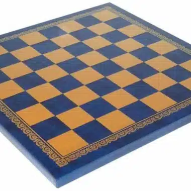 Echiquier en Similicuir Bleu