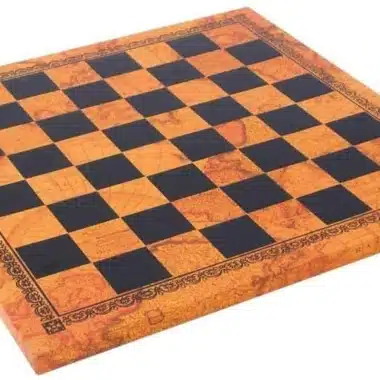 Echiquier en Similicuir Carte du Monde