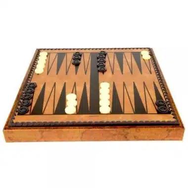 Ensemble Bustes Romains Echiquier en Similicuir & Jeu d'Echecs en Bois et en Métal Massif – Image 7