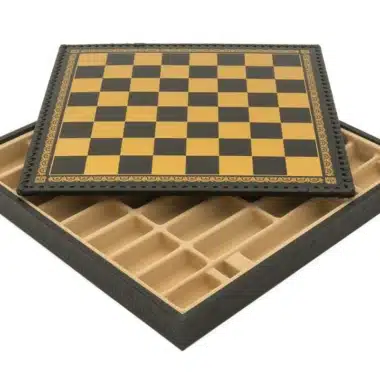 Ensemble Viking II Echiquier Coffret en  Similicuir et Jeu d'Echecs Peint à la Main – Image 11