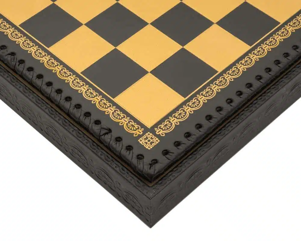 Ensemble Mignon Flower IX Echiquier Noir avec Rangement et Jeu d'Echecs en Métal – Image 14