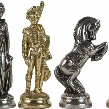 Jeu d'Echecs en Métal Grand Napoléon