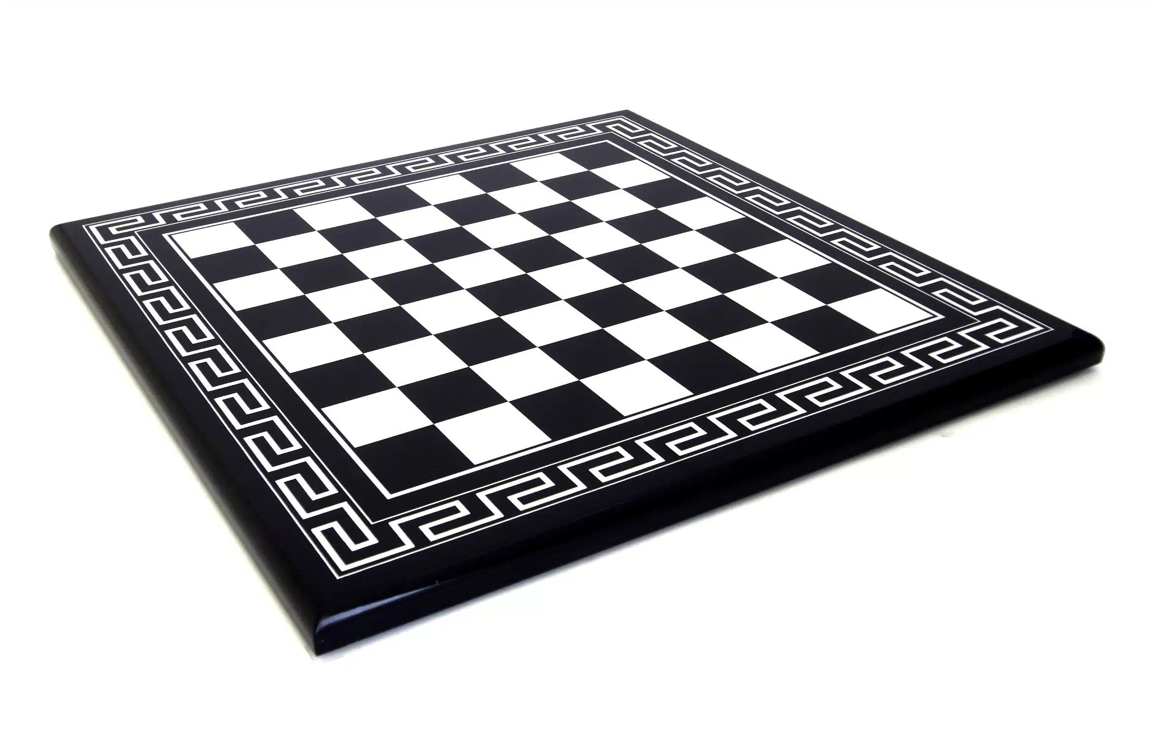 Ensemble Bicolore IV Noir et Blanc Echiquier en Bois et Pièces Echecs en Métal et Bois – Image 5