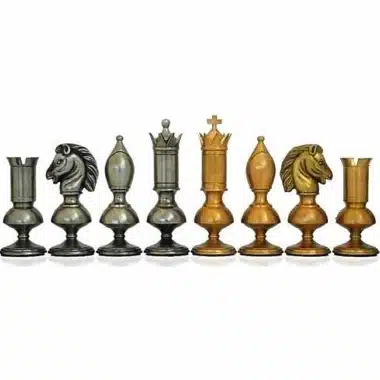 Jeu d'Echecs en Laiton "Giant Contemporain Haut de Gamme"