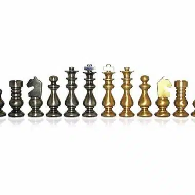 Jeu d'Echecs en Laiton "Little Français"