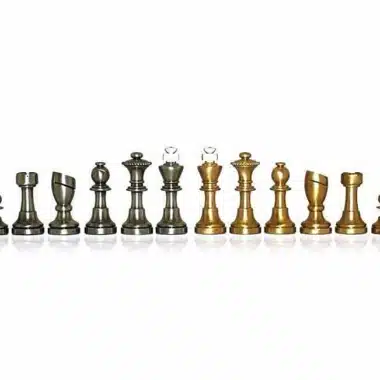 Jeu d'Echecs en Laiton "Staunton Contemporain"
