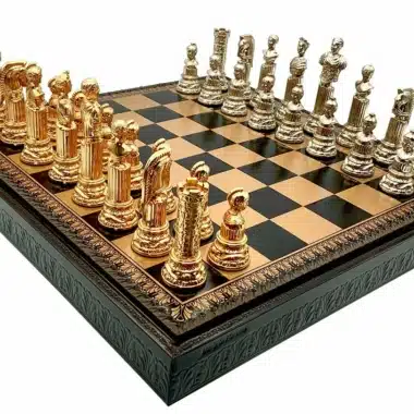 Ensemble Empire Romain VI Echiquier avec Rangement et Jeu d'Echecs