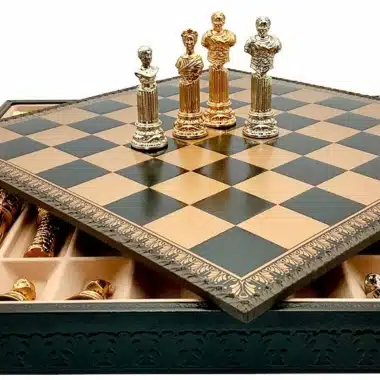 Alternative view of Ensemble Empire Romain VI Echiquier avec Rangement et Jeu d'Echecs