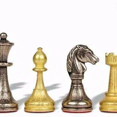 Jeu d'Echecs en Métal "Mignon Flower"