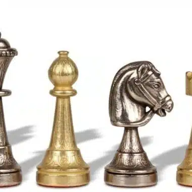 Jeu d'Echecs en Métal Staunton
