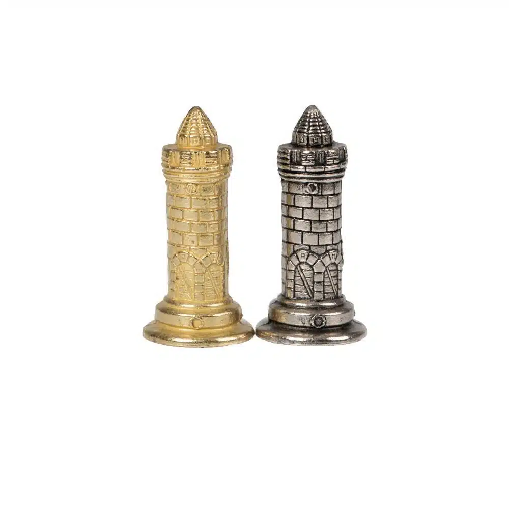 Ensemble Camelot Roi Arthur XIII Echiquier avec Rangement et Jeu d'Echecs en Métal – Image 13