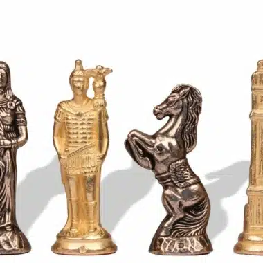 Jeu d'Echecs en Métal Romains vs Barbares