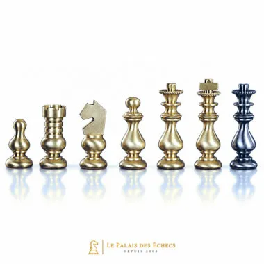 Jeu d'Echecs en Laiton "Little Français"
