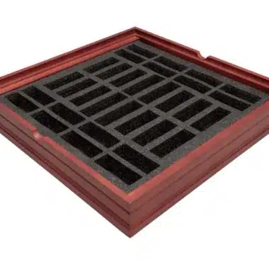 Echiquier en Bois de Noyer et Erable avec Compartiment de Rangement – Image 4