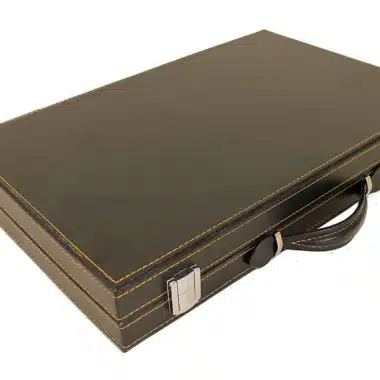 Alternative view of Backgammon Elegant en Similicuir Italien de Voyage Pliant et Magnétique