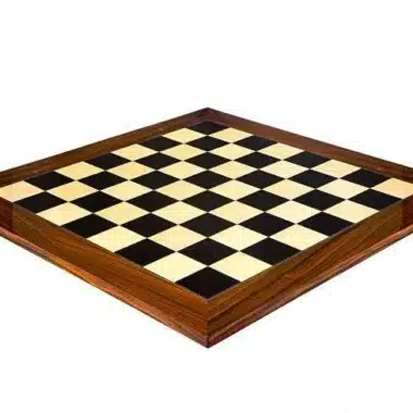 Echiquier En Bois d'Erable et Bordure en Racine de Palissandre