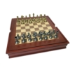 Jeu D'échecs Lanceur De Disque Manopoulos – Pions Laiton Nickelé – NEUF