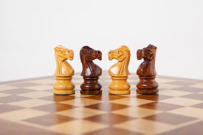 Ensemble Magnétique de Jeu d'Echecs et de Dame en Bois – Image 13