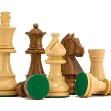 Jeu d'Echecs Little Classic en Bois de Rose Doré – Image 2