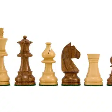 Jeu d'Echecs Little Classic en Bois de Rose Doré