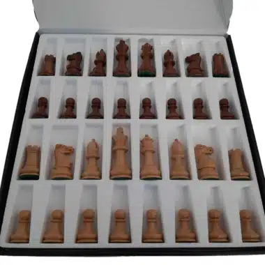 Jeu d'Echecs Staunton Printemps en Bois d'Acacia – Image 3