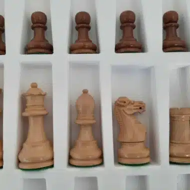 Jeu d'Echecs Staunton Printemps en Bois d'Acacia – Image 2