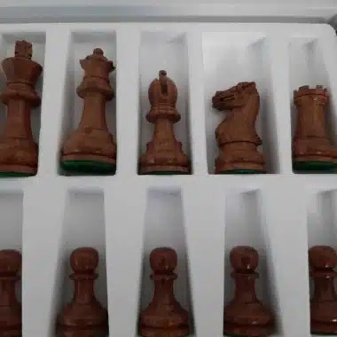 Jeu d'Echecs Staunton Printemps en Bois d'Acacia – Image 4