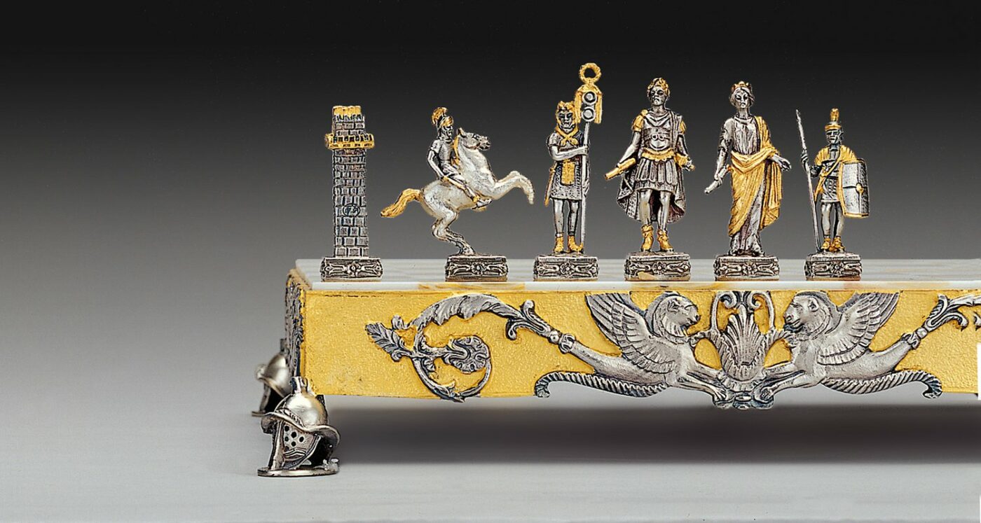Pièces d'échecs Premium en Bronze Forgé | Jeu Echec