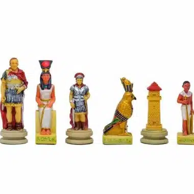 Jeu d'Echecs en Résine "Romains vs Egyptiens"