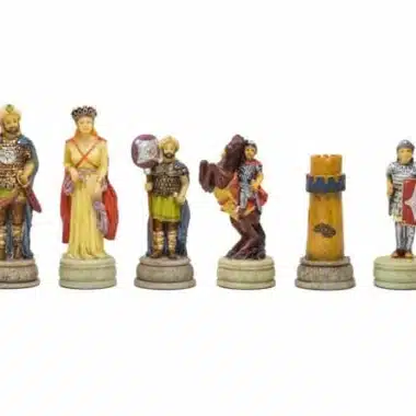 Jeu d'Echecs en Résine Empire Byzantin vs Califats Arabes