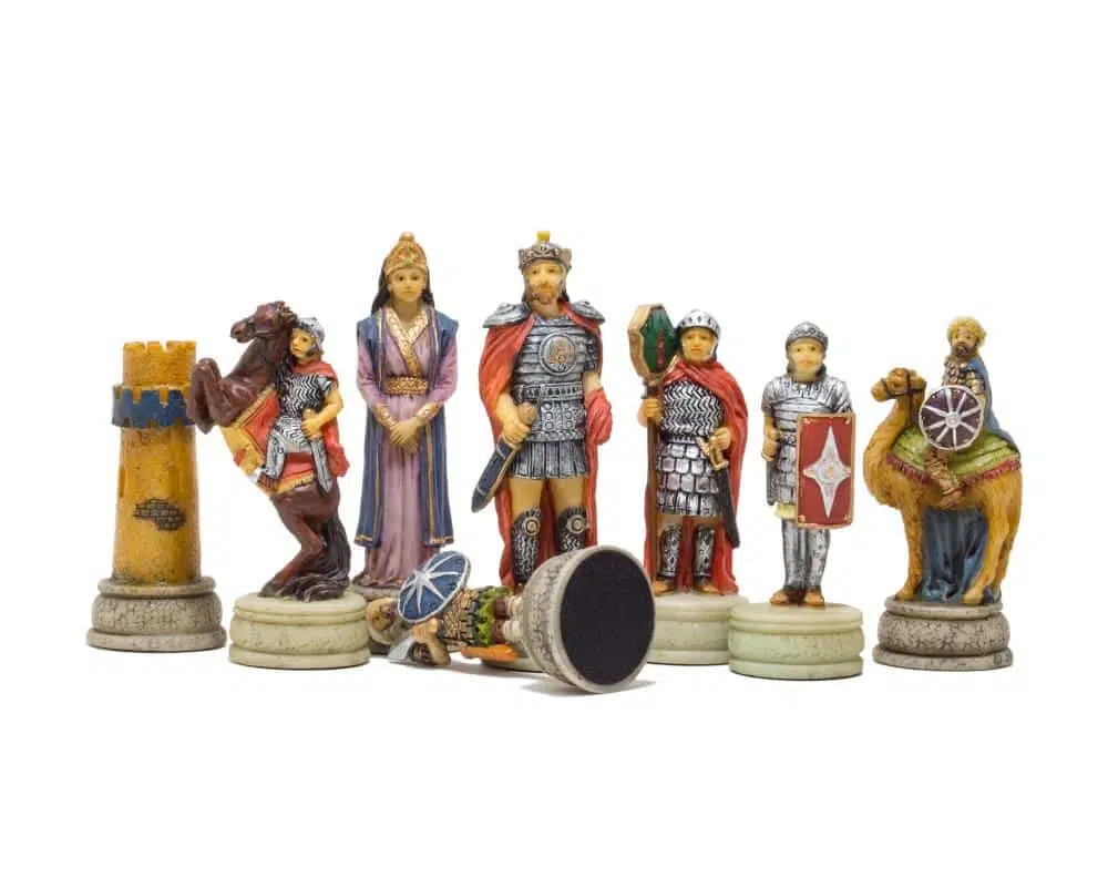 Jeu d'Echecs en Résine Empire Byzantin vs Califats Arabes – Image 2