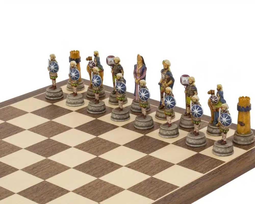 Jeu d'Echecs en Résine Empire Byzantin vs Califats Arabes – Image 5