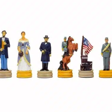 Jeu d'Echecs en Résine "Guerre de Sécession seconde édition"