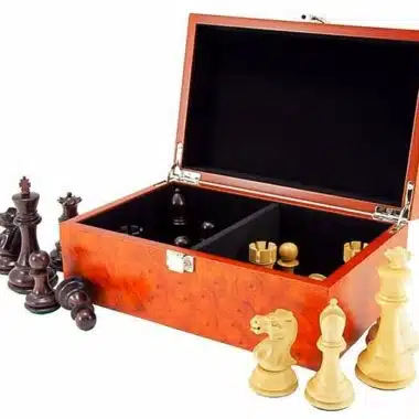 Coffret de Rangement en Placage de Racine (Hauteur de Roi = 8,8 cm)