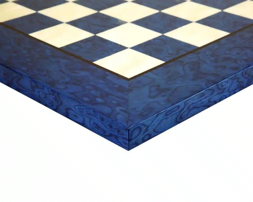 Ensemble Egypte III Echiquier en Bois d'Erable & Jeu d'Echecs en Métal Massif Peint à la Man – Image 12