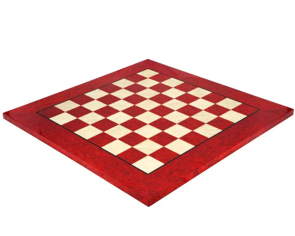 Ensemble Napoleon Waterloo Echiquier en Bois d'Erable et Pièces d'Echecs en Métal Peint à la Main – Image 8