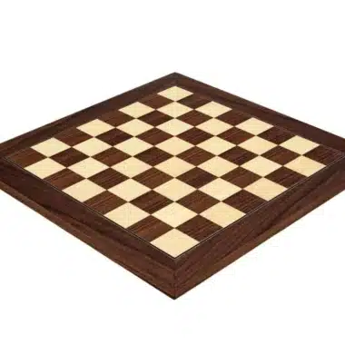 Ensemble French Knight III Echiquier en Bois de Rose et d'Erable & Pièces d'Echecs en Bois de Rose – Image 8