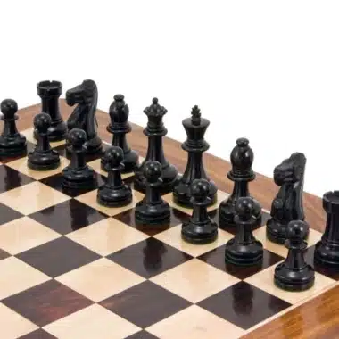 Alternative view of Jeu d'Echecs Staunton Supreme III en Bois d'Ebène