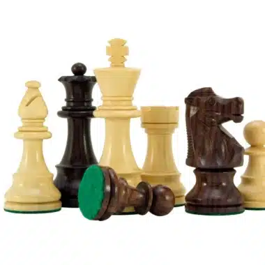 Alternative view of Jeu d'Echecs Staunton "Chevalier" en Bois de Rose
