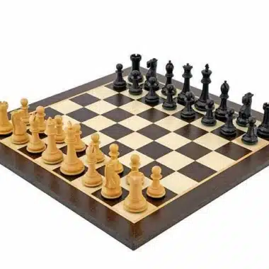 Ensemble "Victoria" Echiquier, Jeu d'Echec en Bois
